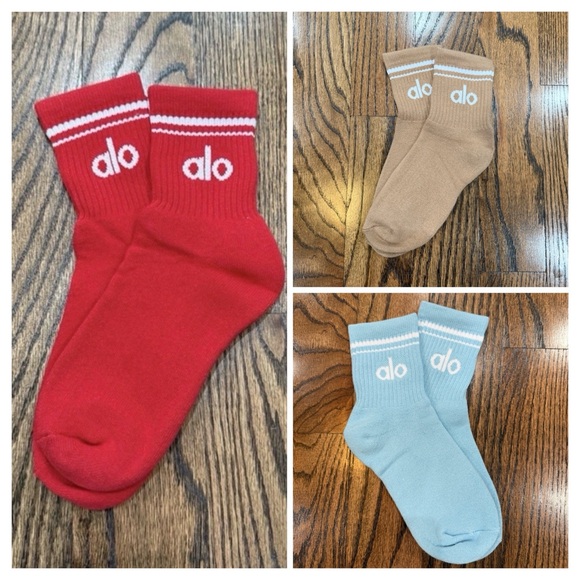 Alo Throwback socks 3 pairs brand new - Picture 1 of 1